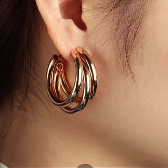 New Minimalist Thick Tube Geometric Round Metal Go - Picture 2 of 2